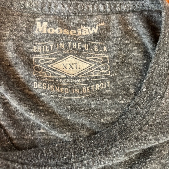 Y2K Moosejaw Gray Long Sleeve Tee Casual Comfort - Picture 2 of 4